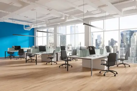 modernes offenes und helles Büro